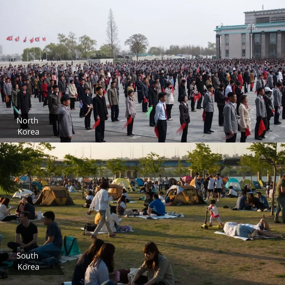 korea differences 38