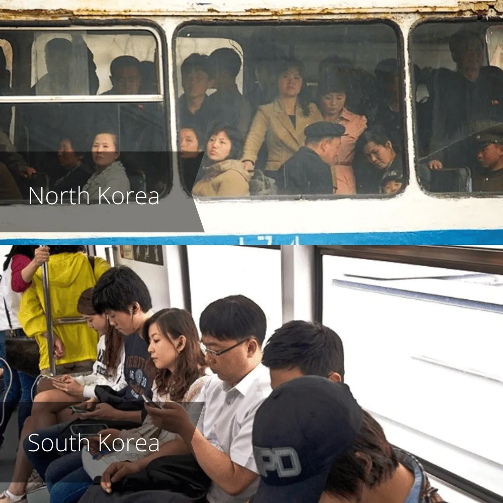korea differences 45